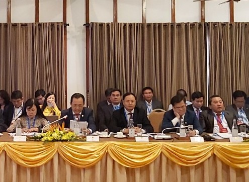 Đoàn công tác của tỉnh Quảng Bình do đồng chí Lê Minh Ngân, Phó Chủ tịch UBND tỉnh làm trưởng đoàn